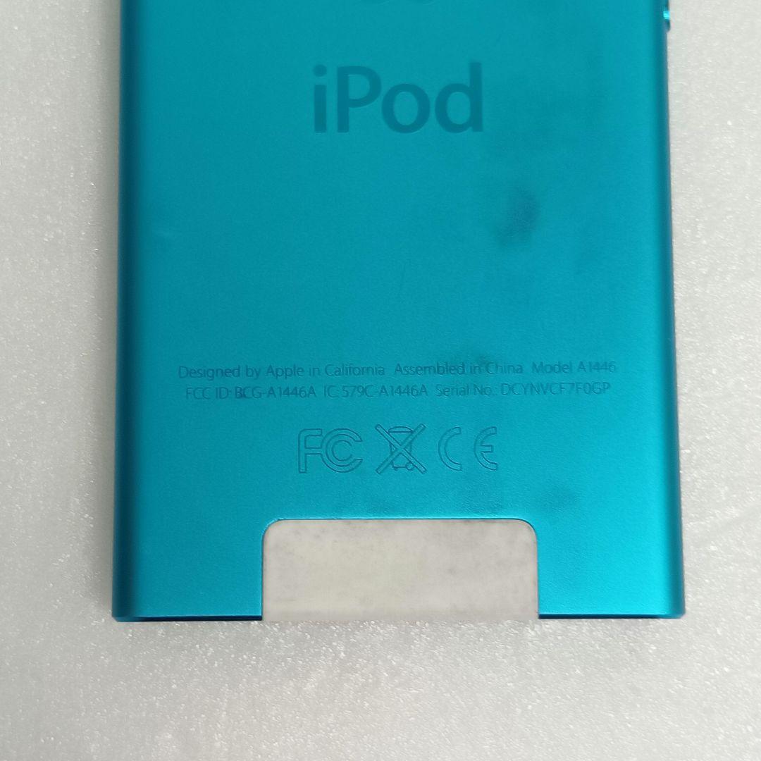 【稼働品】Apple iPod nano 第7世代 MD477J ブルー16GB