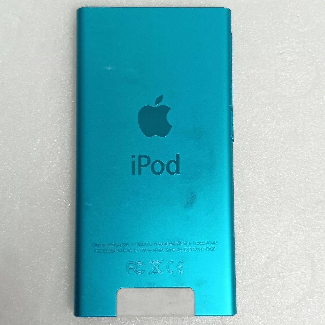 【稼働品】Apple iPod nano 第7世代 MD477J ブルー16GB