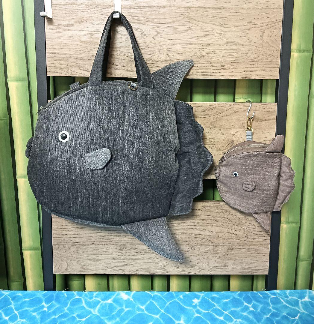 マンボウ　ショルダーバッグ　ハンドメイド