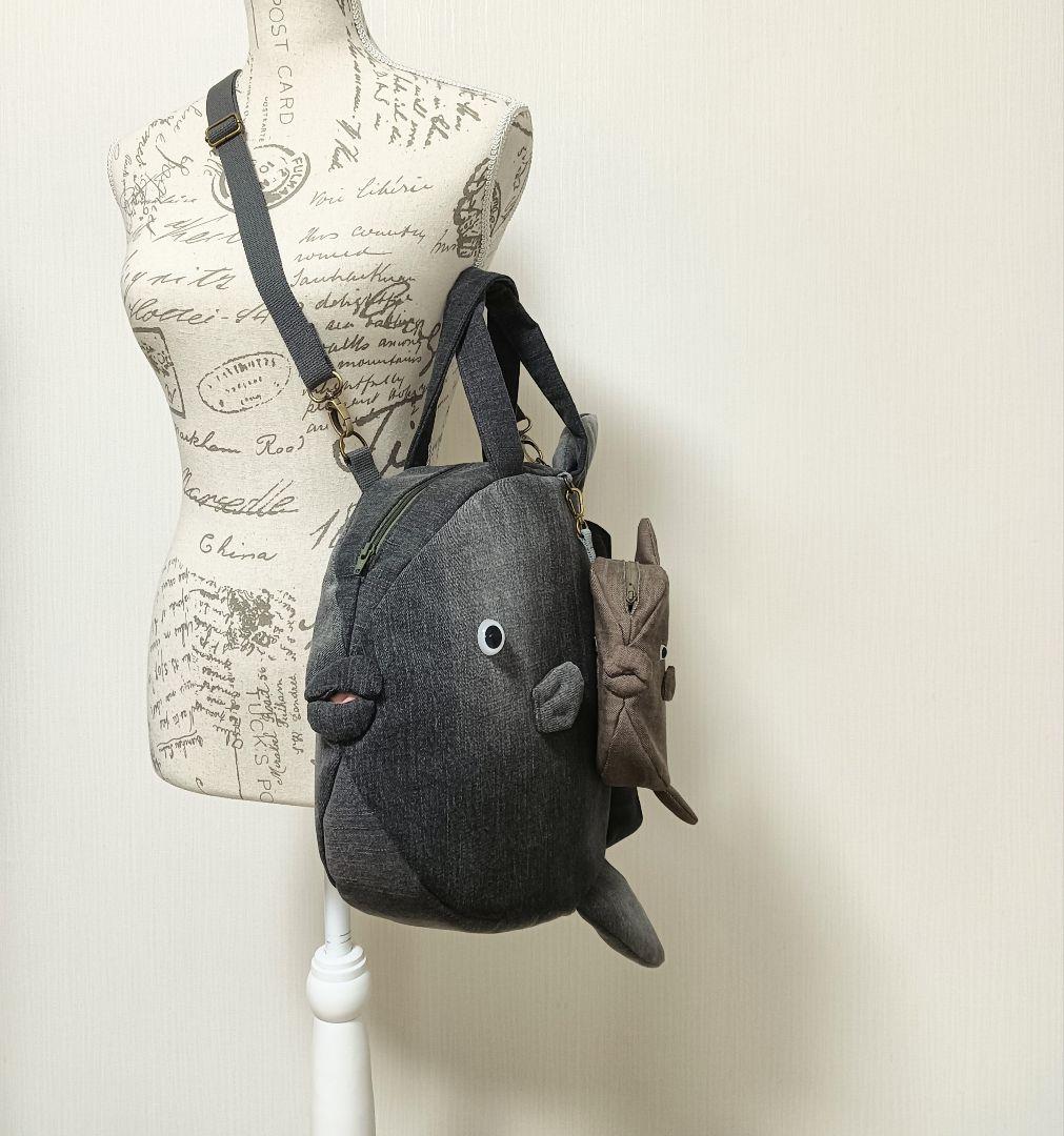 マンボウ　ショルダーバッグ　ハンドメイド