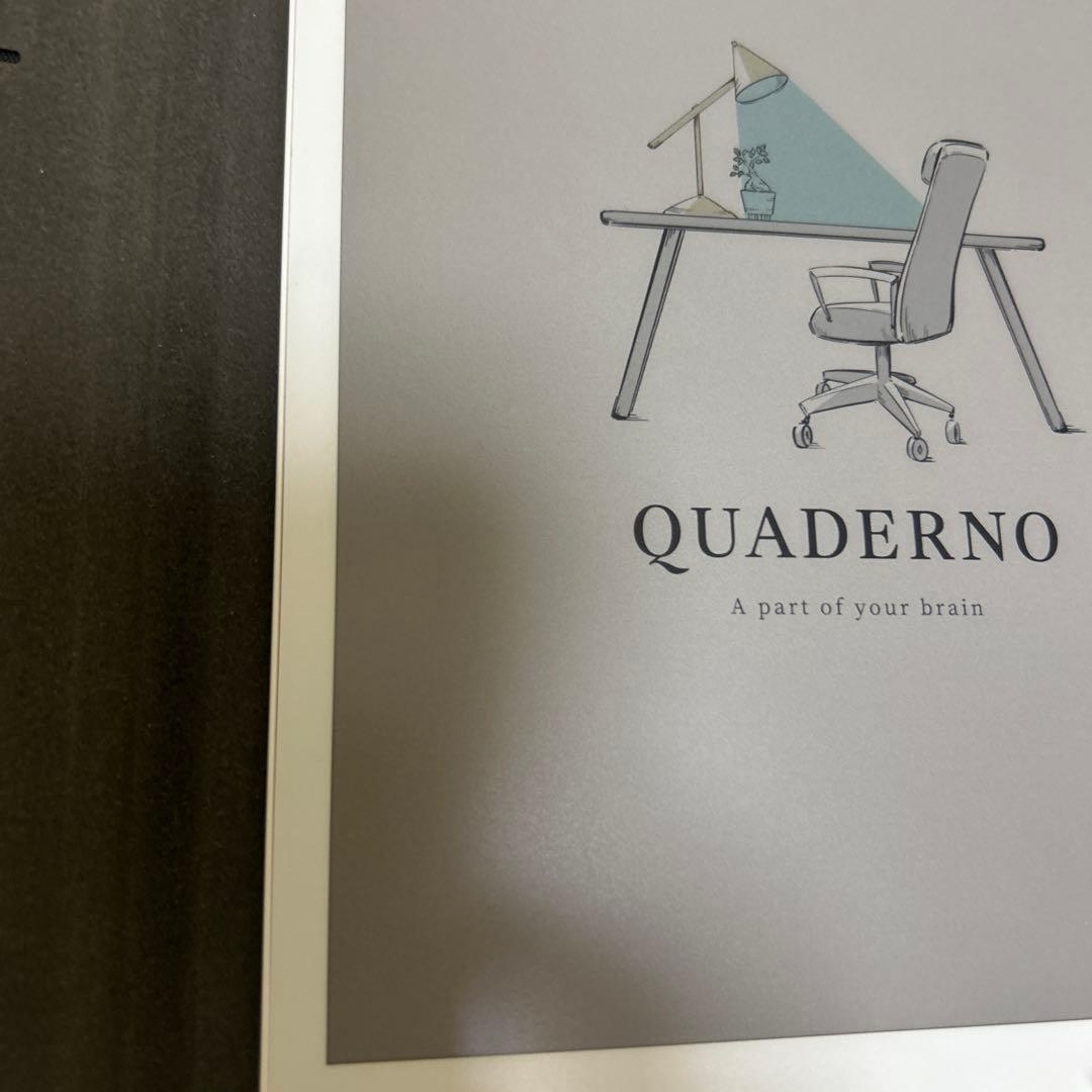 【極美品】クアデルノ　A5 Gen3 最新モデル　純正カバー　純正ラミーペン