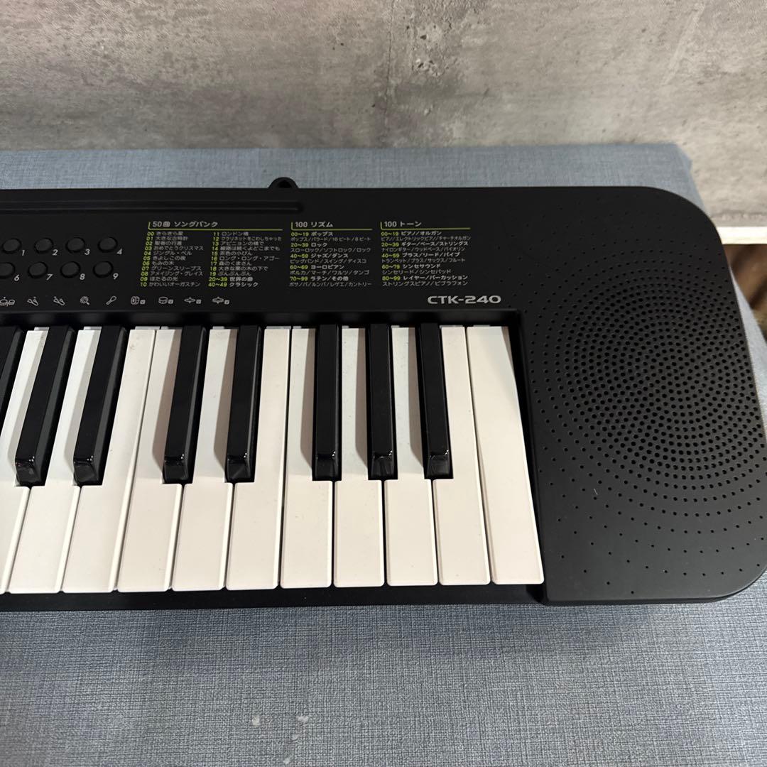 ☆CASIO CTK-240 ブラック電子キーボード