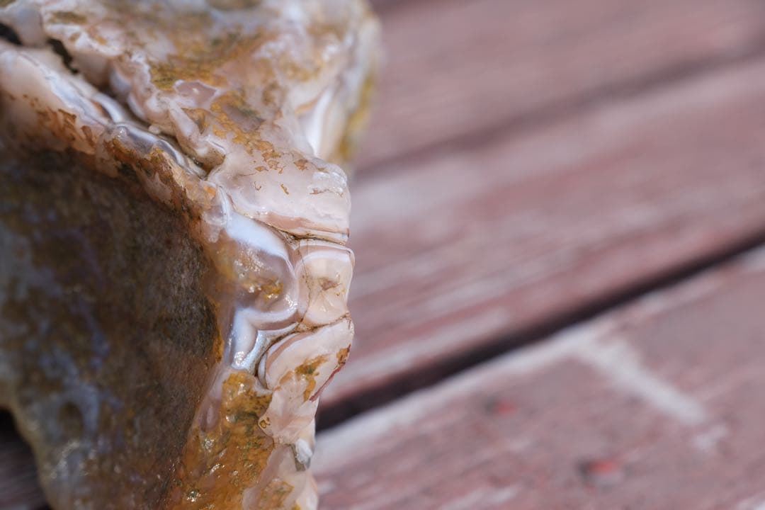 ゴビ石−1401 ゴビ瑪瑙　原石　『纏絲瑪瑙』