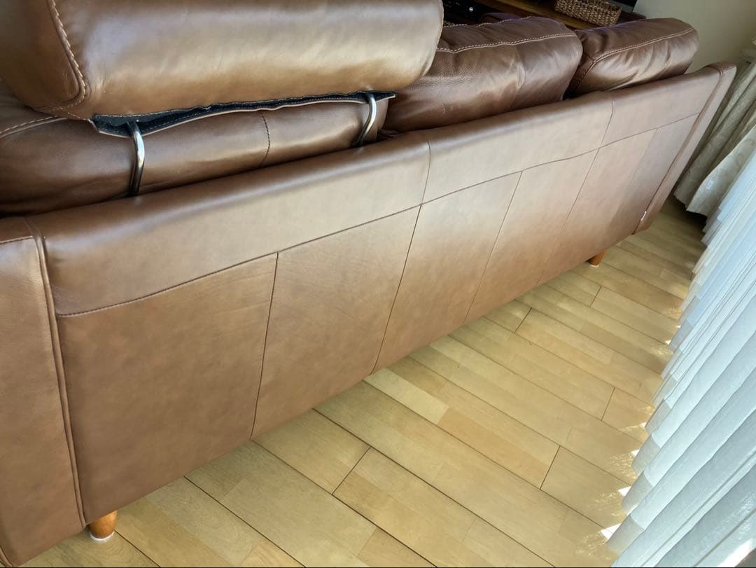 ケユカ　レザーソファー