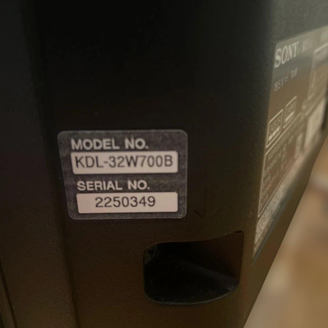 SONY KDL-32W700B 液晶テレビ リモコン付き