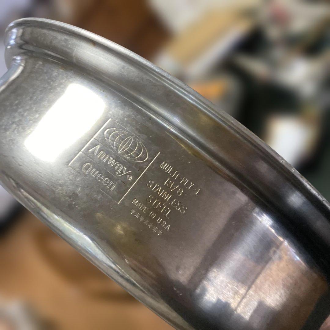 アムウェイクイーン片手鍋Amway QueenUSA 2セット片方は蓋なし