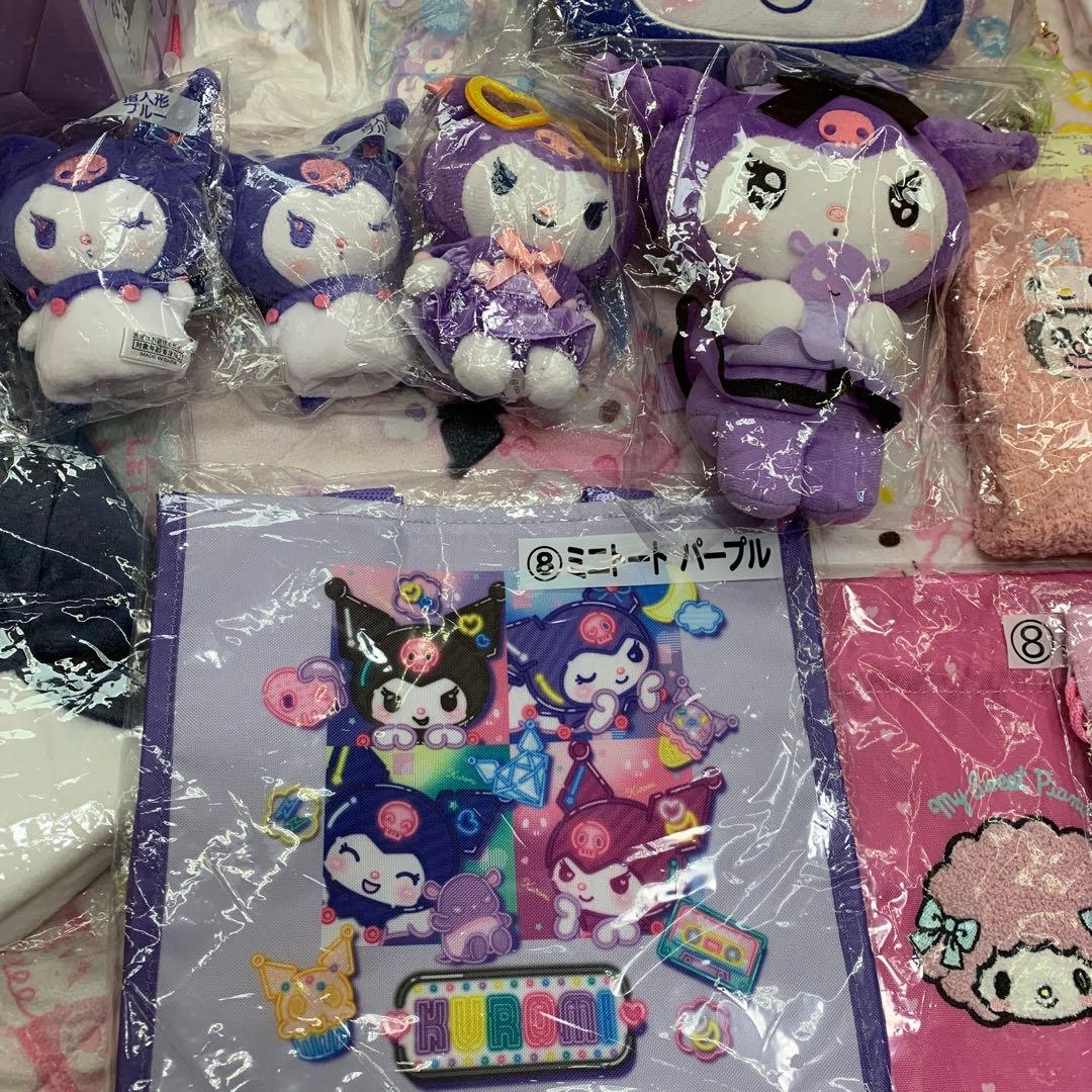 新品サンリオ　プライズ　くじ　雑貨　大量　まとめ売り　キティ　マイメロ　クロミ他