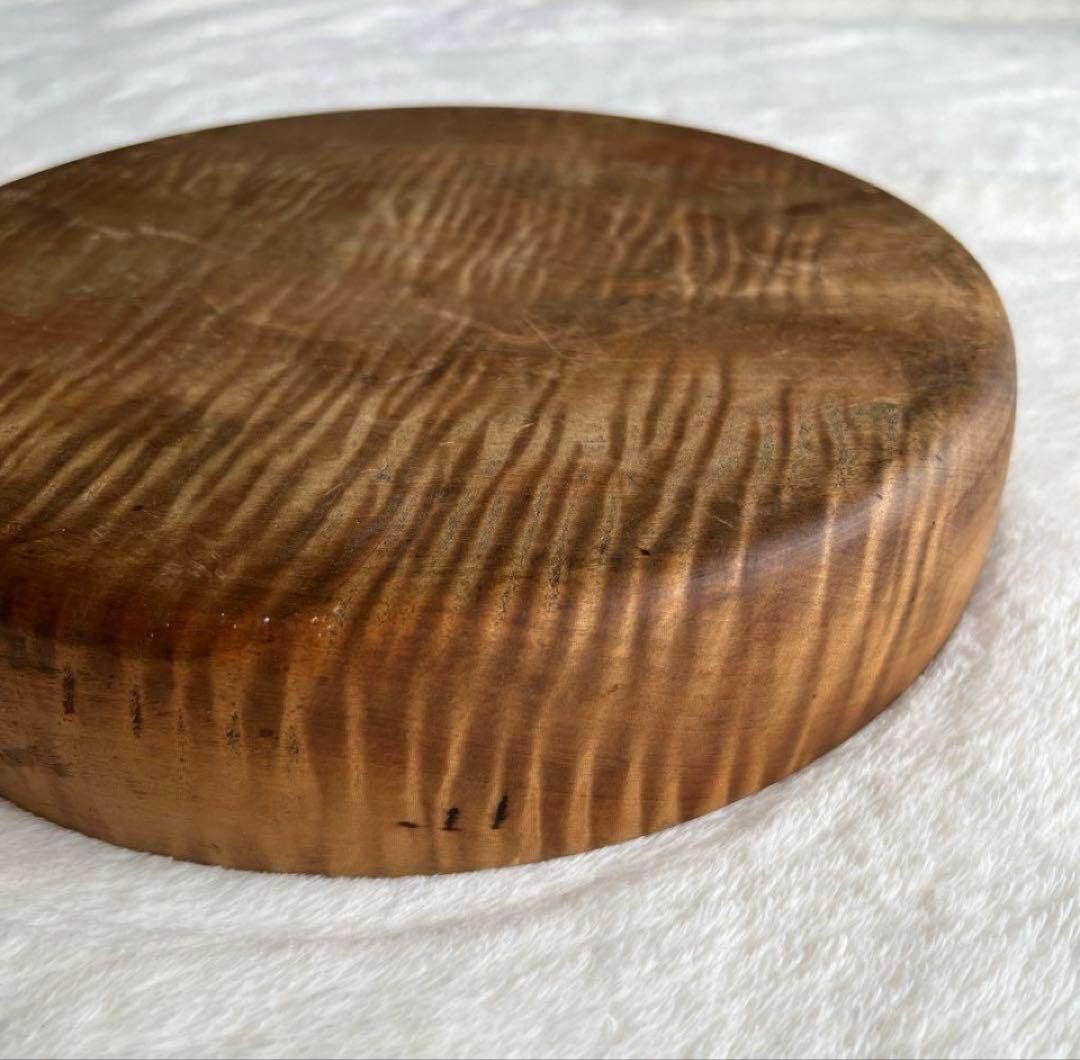 くりぬき盆　お盆　レトロ　木製　トレイ