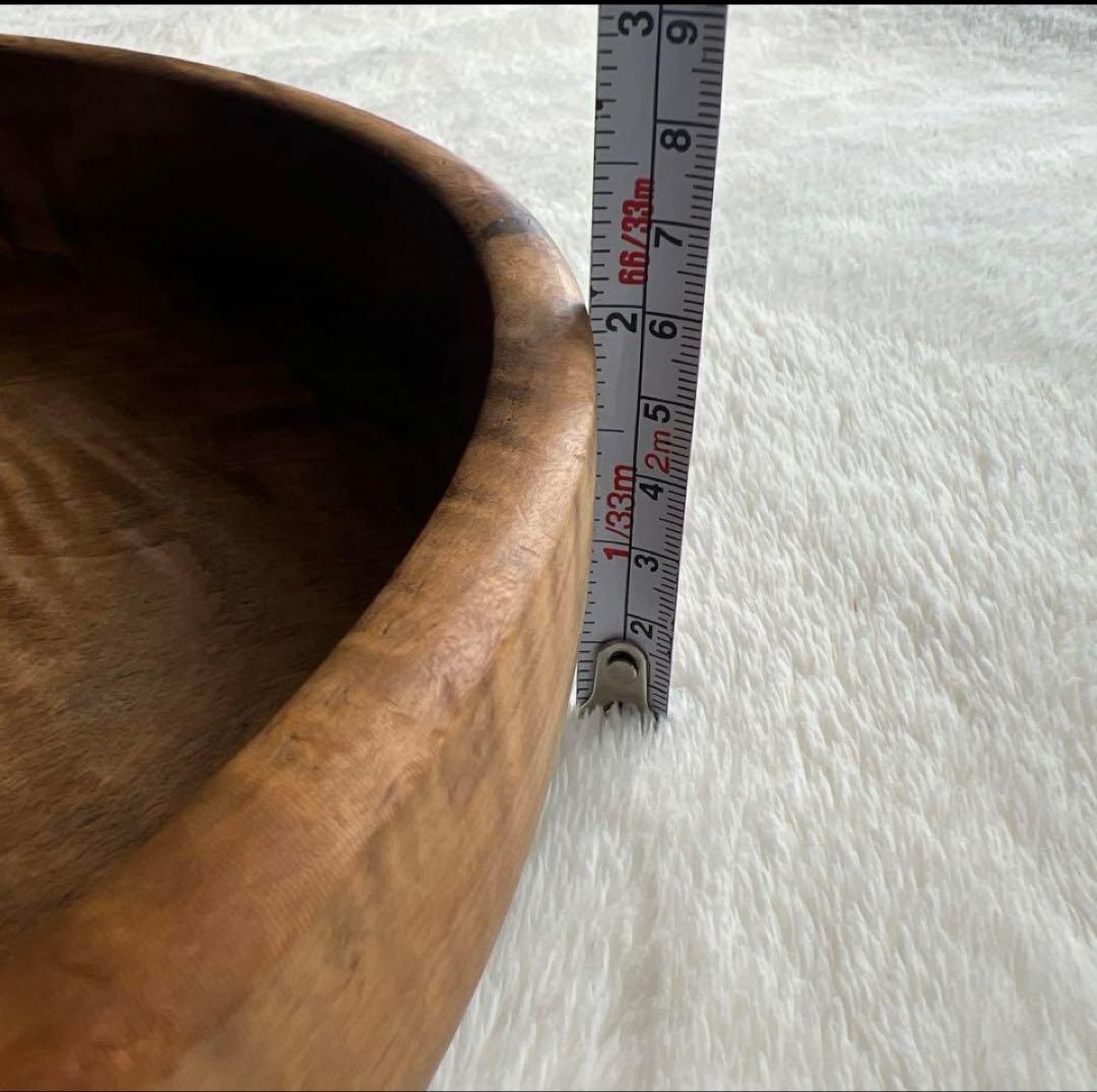 くりぬき盆　お盆　レトロ　木製　トレイ