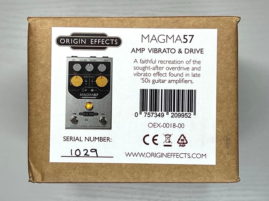 ギター ORIGIN EFFECTS MAGMA57