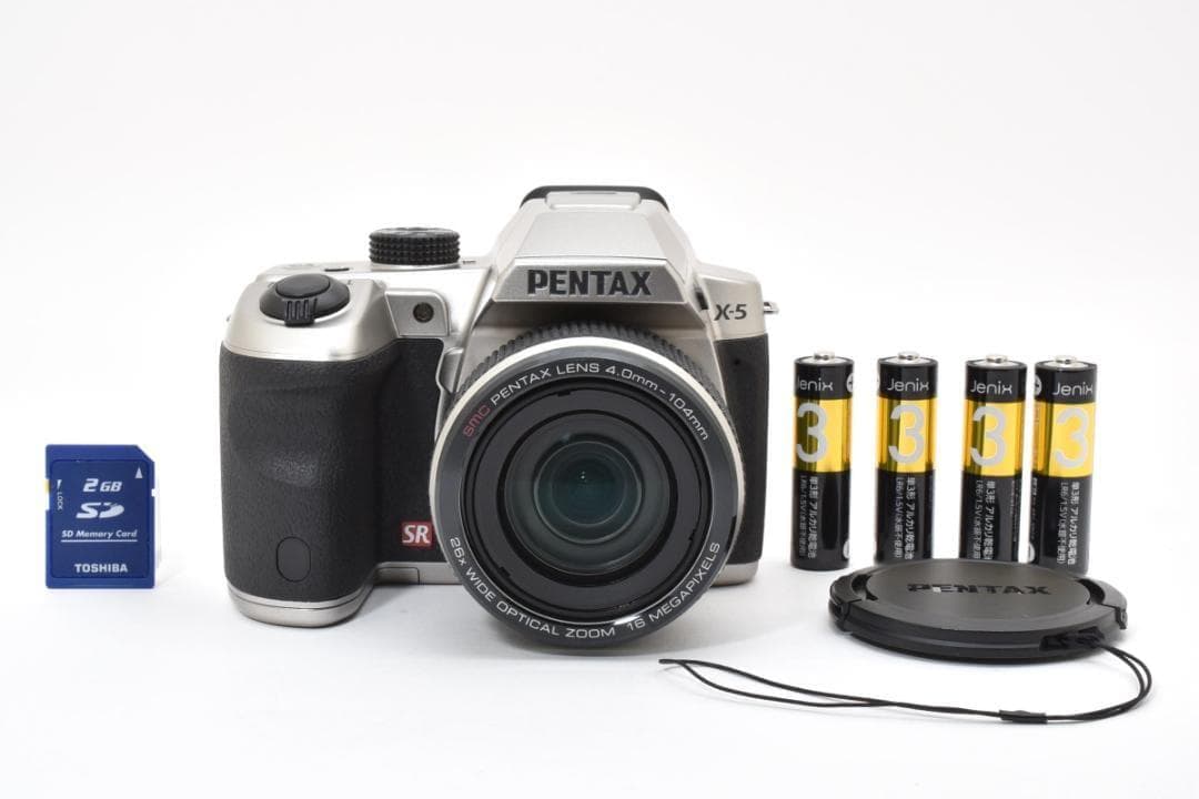 【お値下げ歓迎・美品】ペンタックス　PENTAX X-5 クラシックシルバー