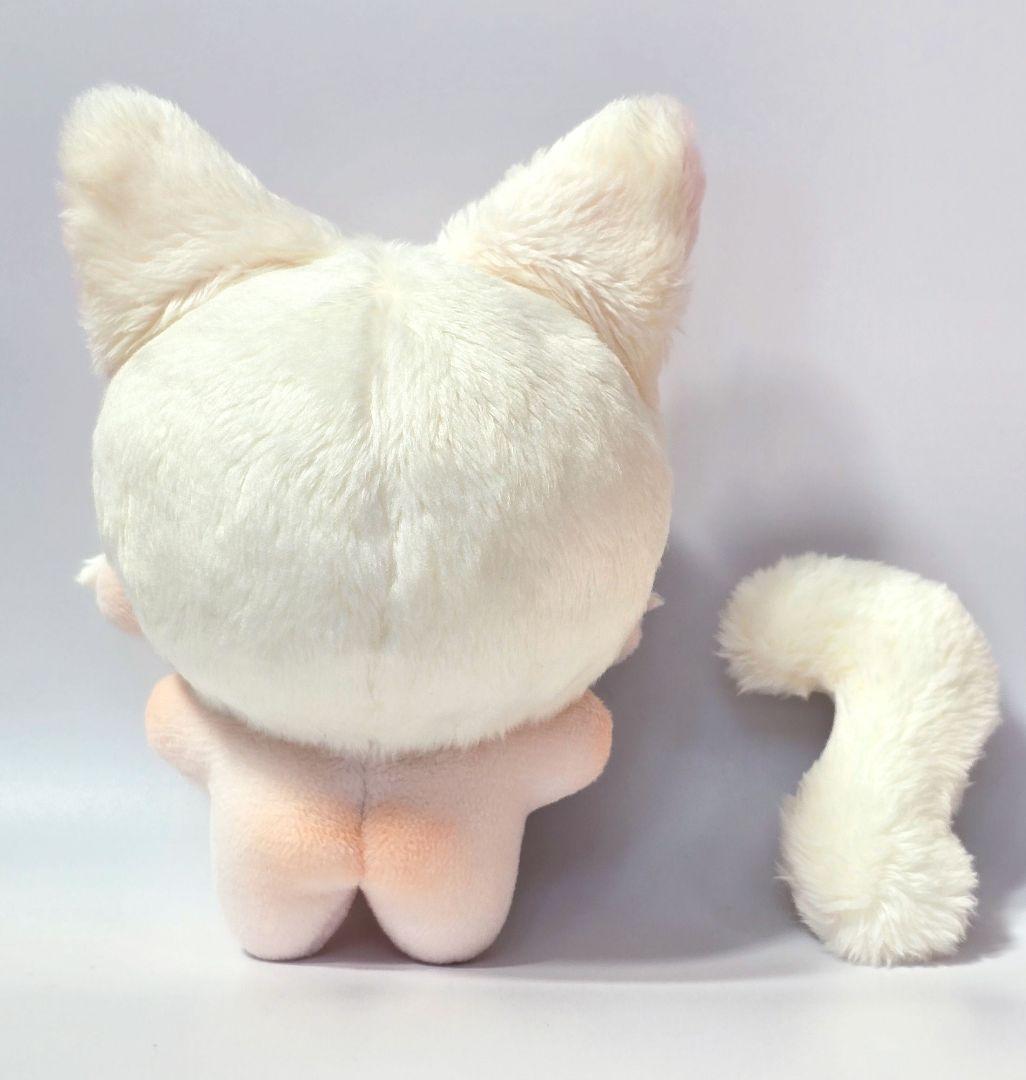 自作 無属性 ぬいぐるみ クリーム色の猫くん A 10cm
