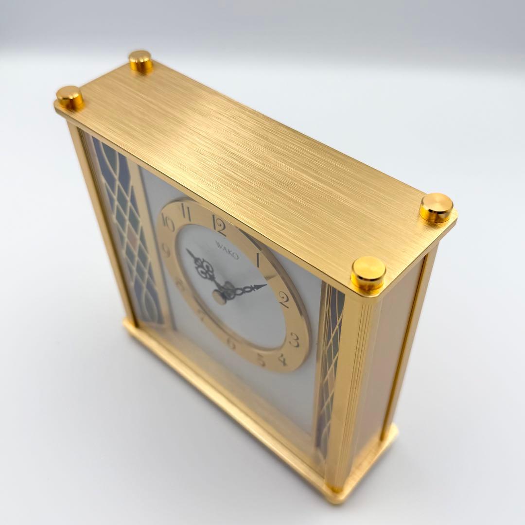 未使用品　箱付き　銀座和光　置時計　WAKO　動作未確認　時計　クロック
