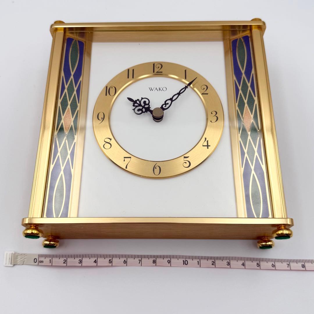未使用品　箱付き　銀座和光　置時計　WAKO　動作未確認　時計　クロック