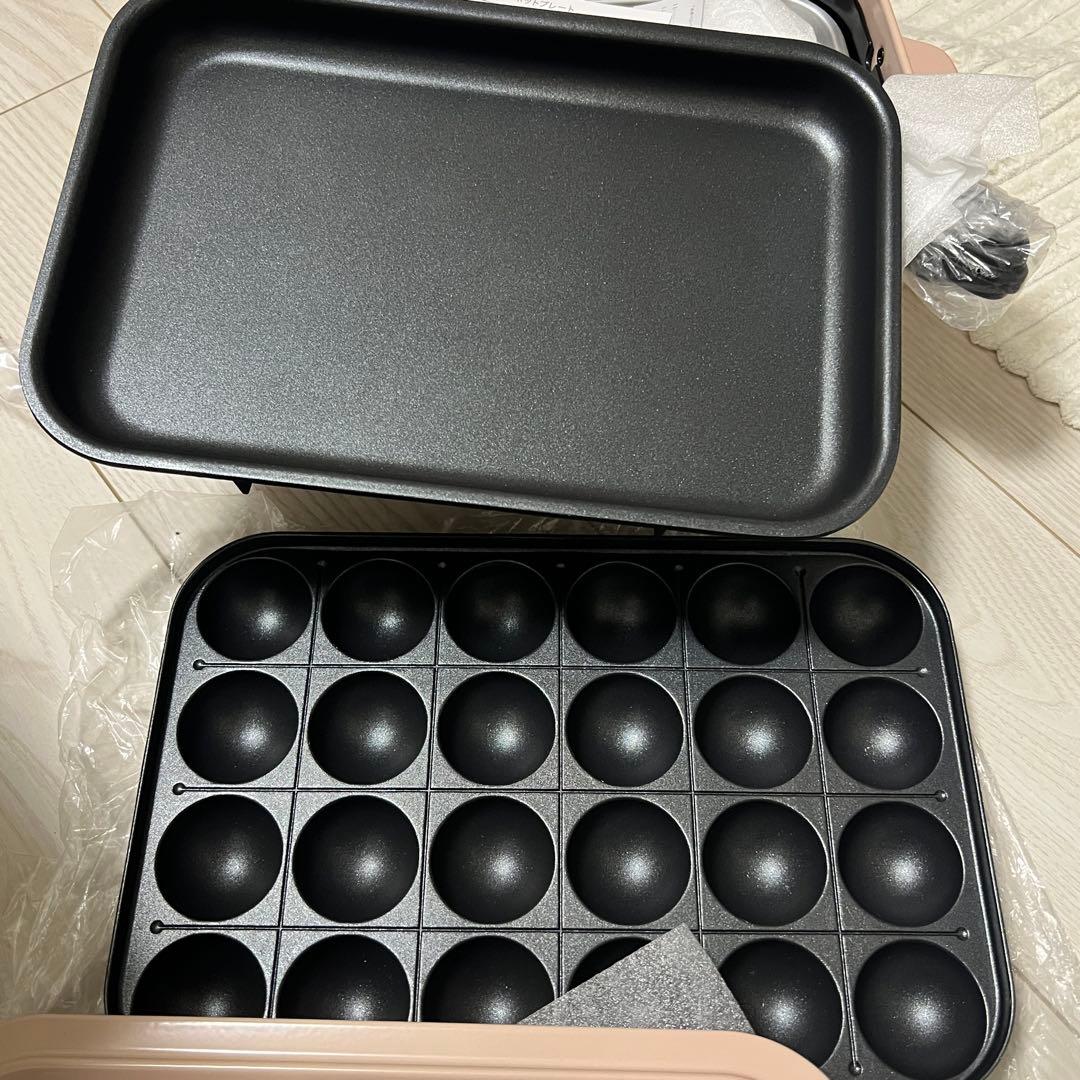 新品未使用BRUNO コンパクトホットプレート ピンクベージュ 箱なし