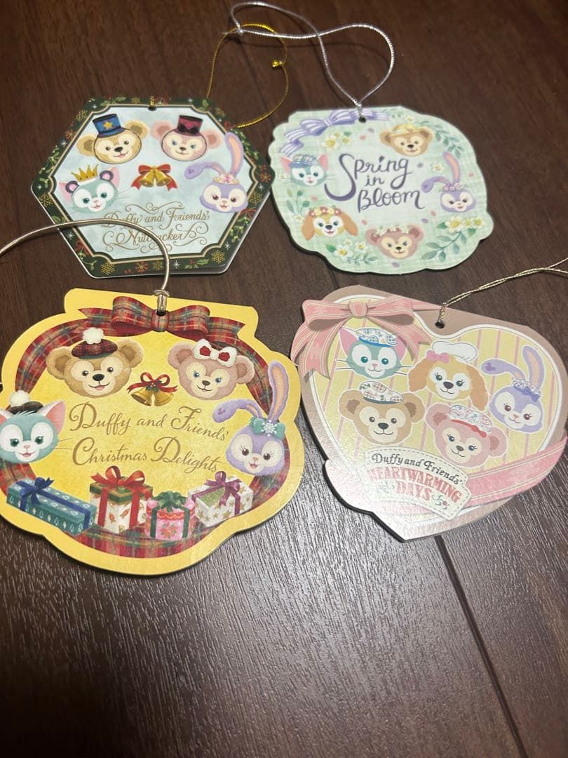 ディズニー ダッフィーフレンズ ガラス瓶 キャニスター ４点セット