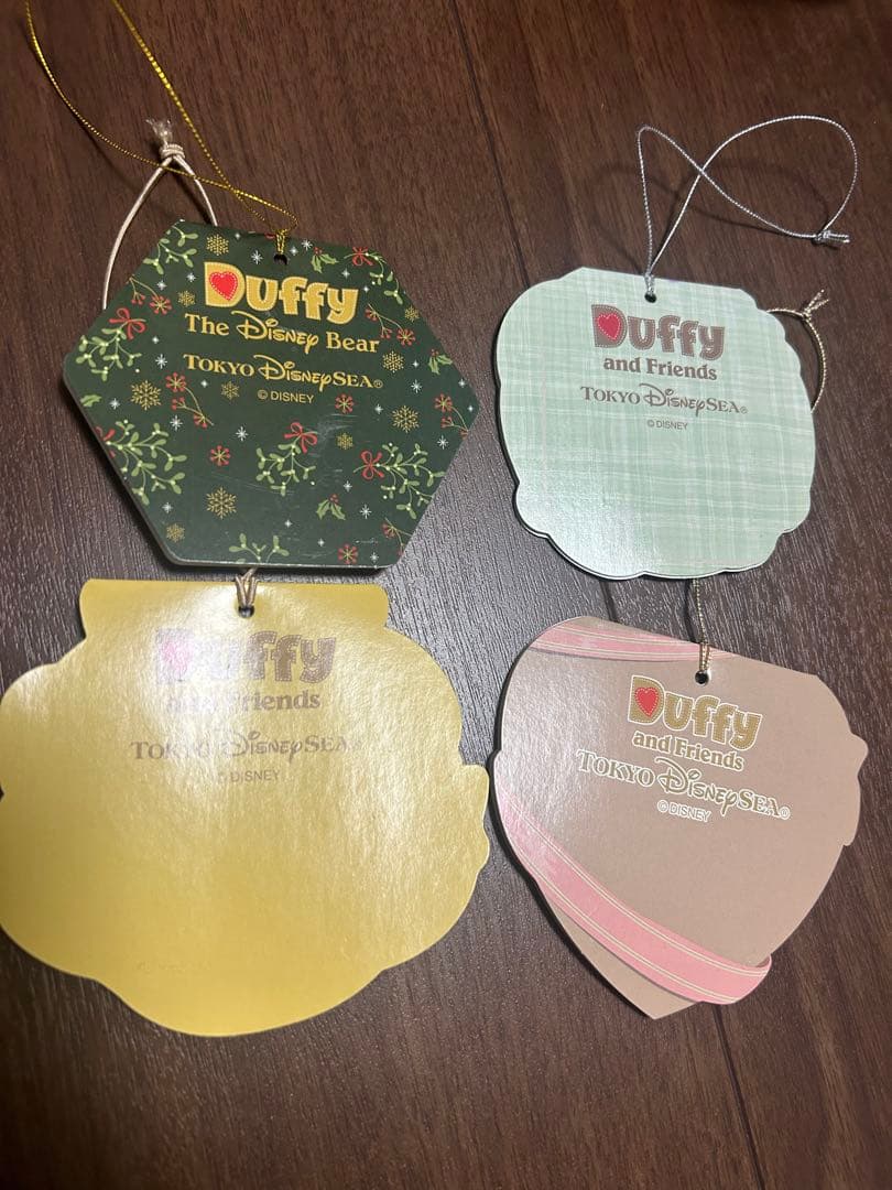 ディズニー ダッフィーフレンズ ガラス瓶 キャニスター ４点セット