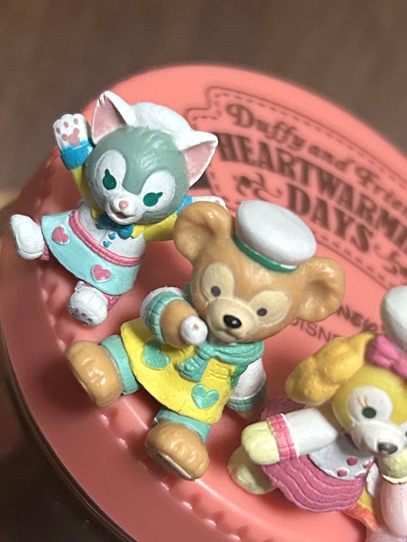 ディズニー ダッフィーフレンズ ガラス瓶 キャニスター ４点セット