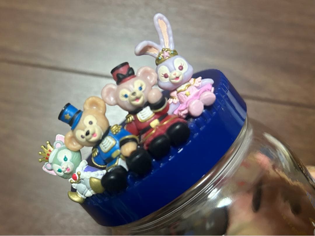 ディズニー ダッフィーフレンズ ガラス瓶 キャニスター ４点セット