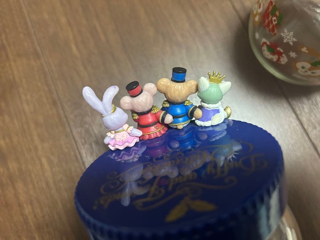 ディズニー ダッフィーフレンズ ガラス瓶 キャニスター ４点セット