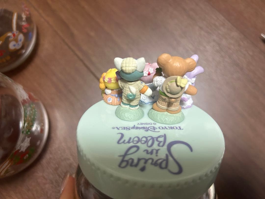 ディズニー ダッフィーフレンズ ガラス瓶 キャニスター ４点セット