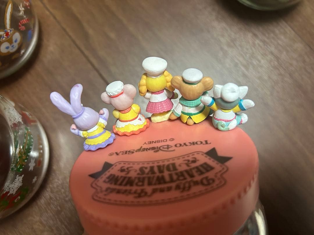 ディズニー ダッフィーフレンズ ガラス瓶 キャニスター ４点セット