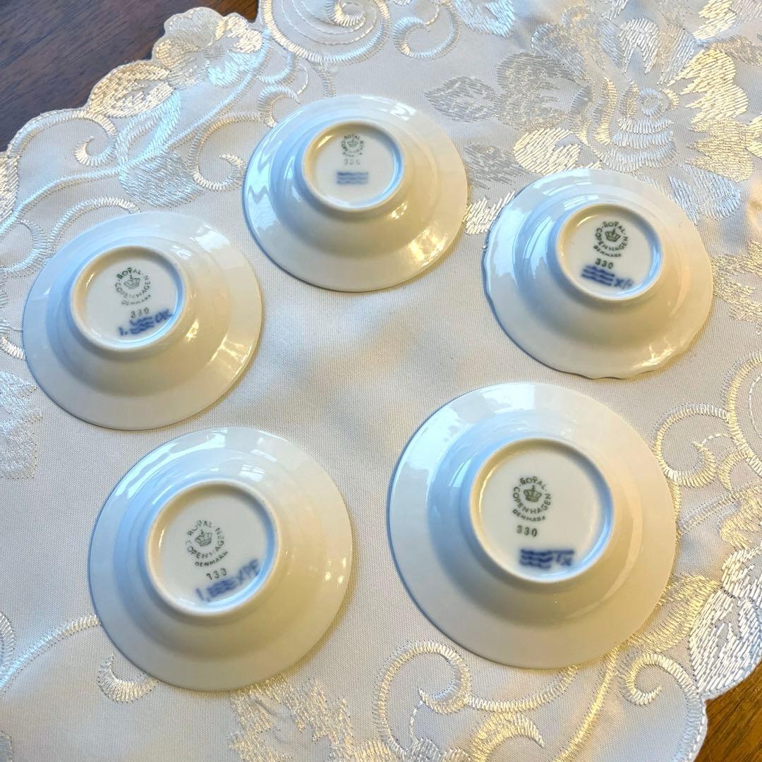 ▪️ 入手困難　レア　廃盤　美品　ロイヤルコペンハーゲン　豆皿　5枚セット