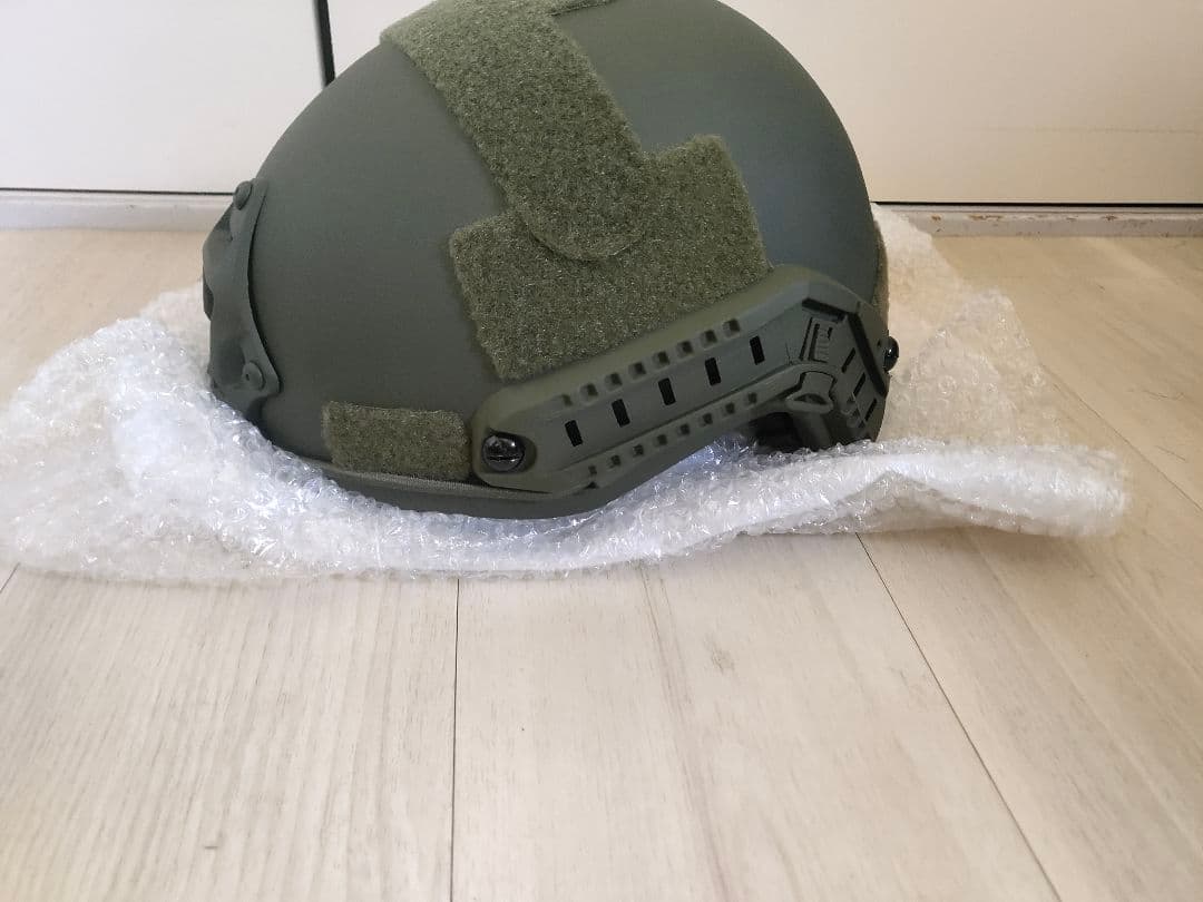 未使用 防弾ヘルメット FAST 実物 防弾NIJ3A 頭囲調整可能