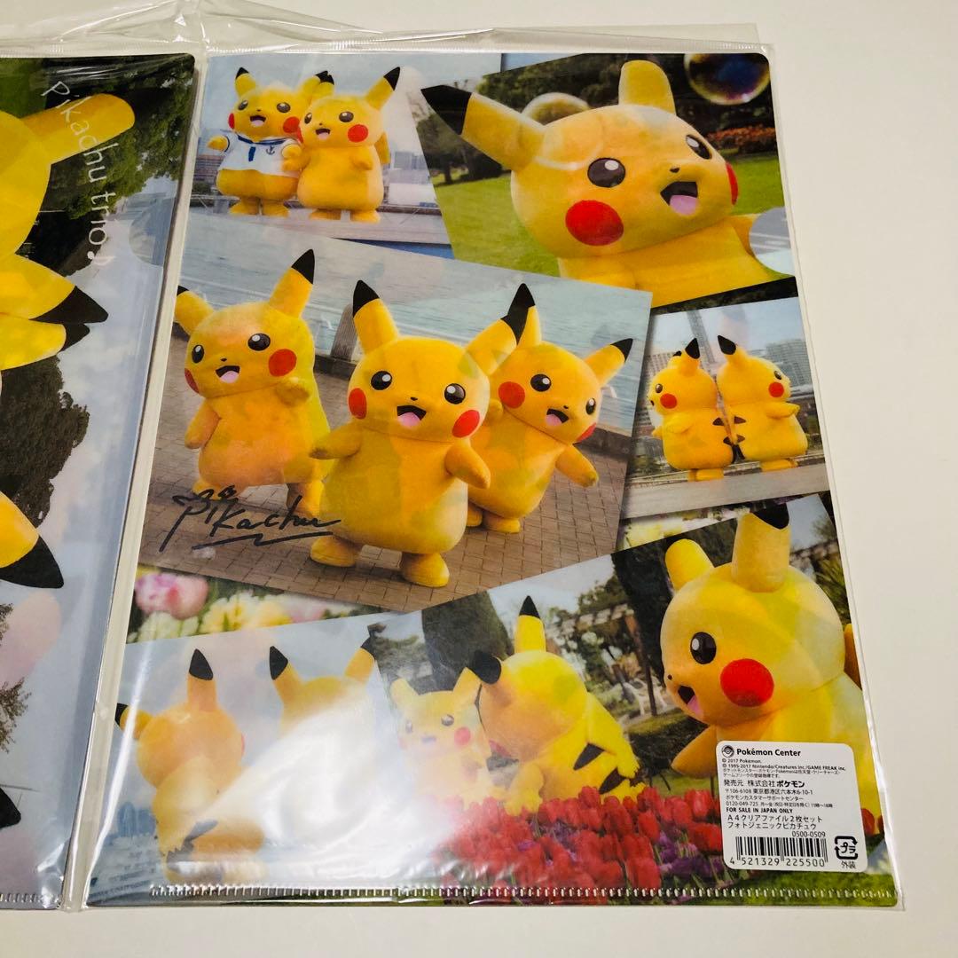 未開封✳️ポケモン『A4クリアファイル4枚』シロナ/カトレア/ポケモンセンター限定