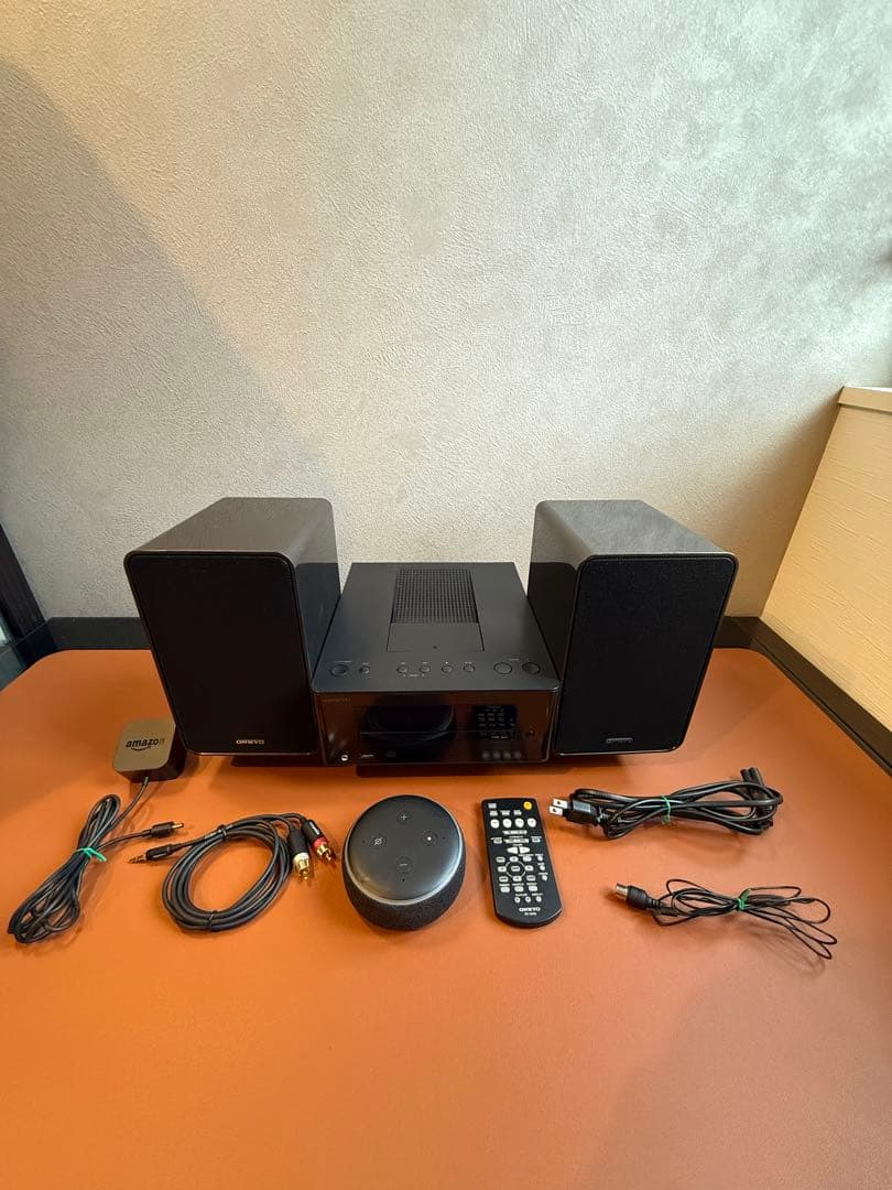 ONKYO CR-U3LT　オンキヨー　オーディオ　コンポ　Amazonエコー付