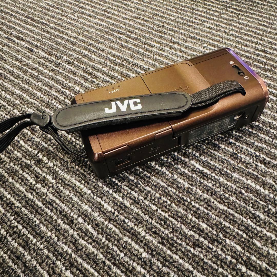 【美品】JVCケンウッド EVERIO フルHD ビデオカメラ アーバンブラウン