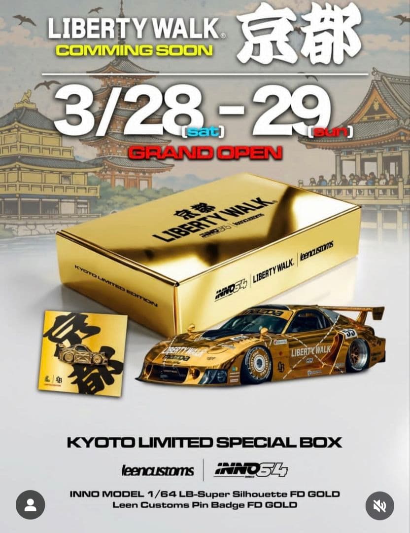 LIBERTY WALK KYOTO LBWK INNO X２台セット