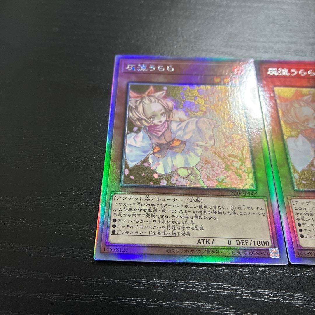 遊戯王　灰流うらら　ホログラフィックレア２枚