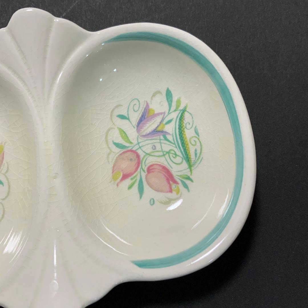 レアスージークーパー　ドレスデンスプレイ　ツインディッシュジャムディッシュ