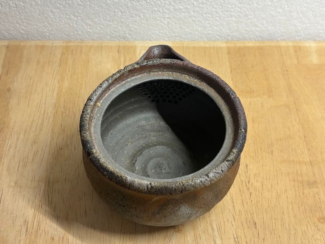 115. 備前焼 宝瓶 登り窯 龍 手びねり 急須