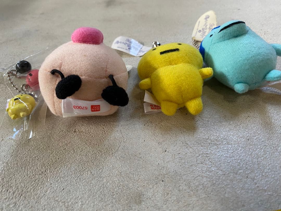 激レア当時物　たまごっち ぬいぐるみキーチェーン ４点　タグ付き未使用
