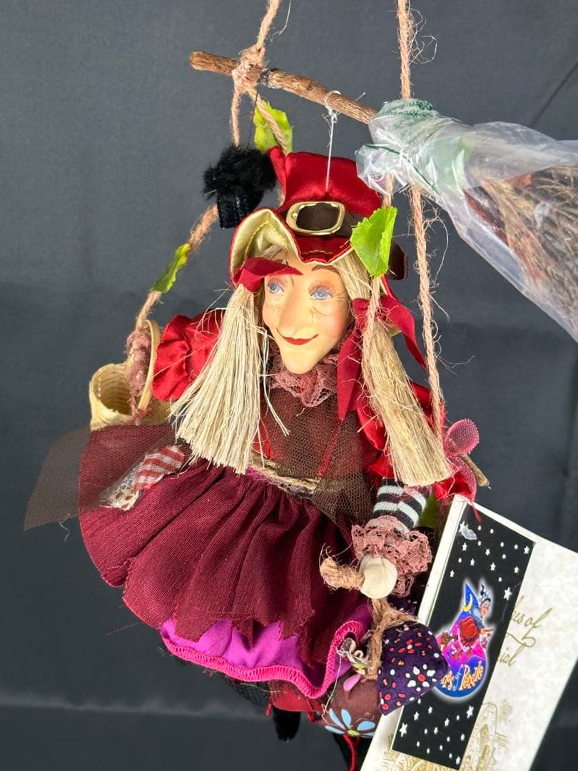 幸福を呼ぶ　魔女　英国　ぬいぐるみ　魔女人形　イングランド製