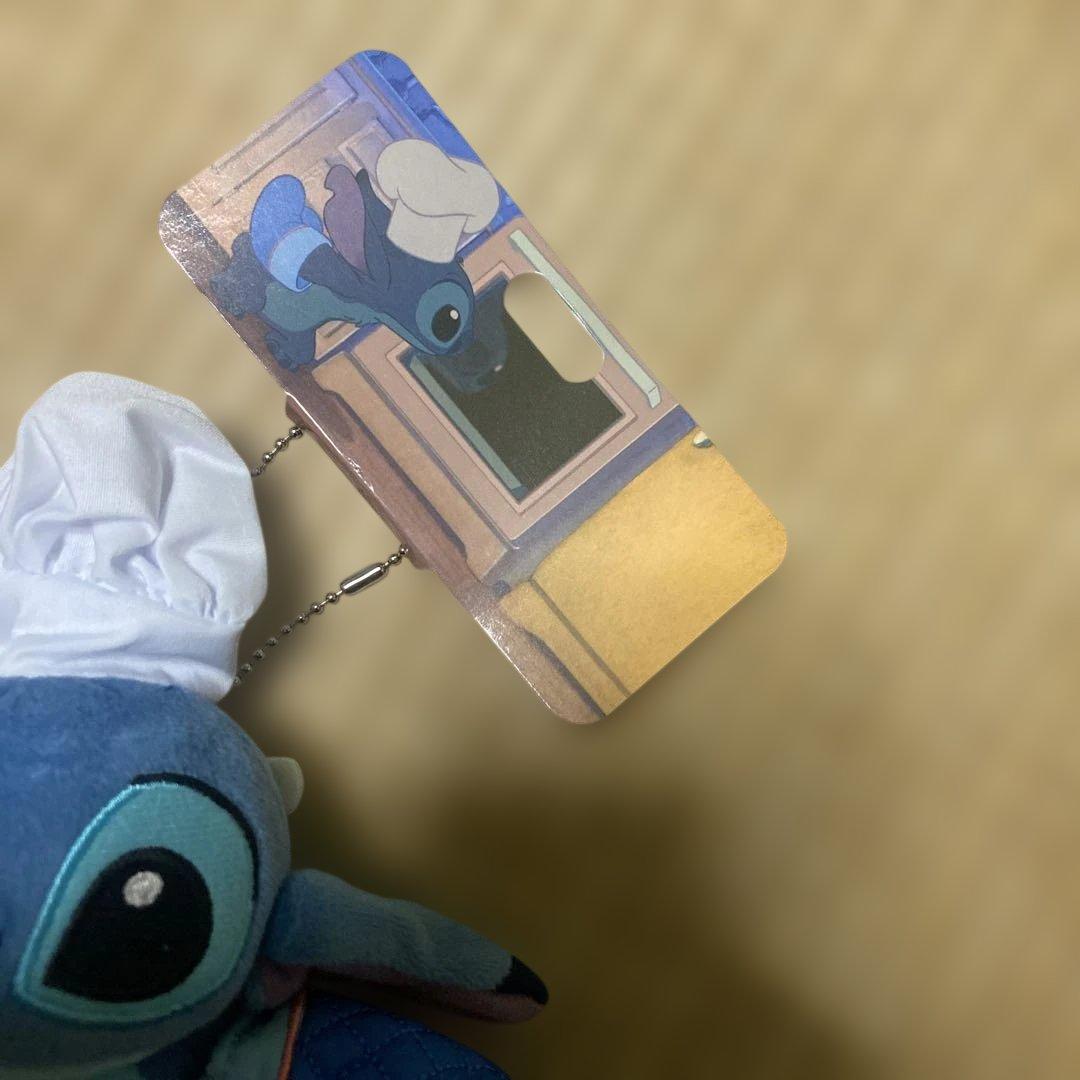 ディズニーストア　スティッチ　プラッシュキーチェーン　コック