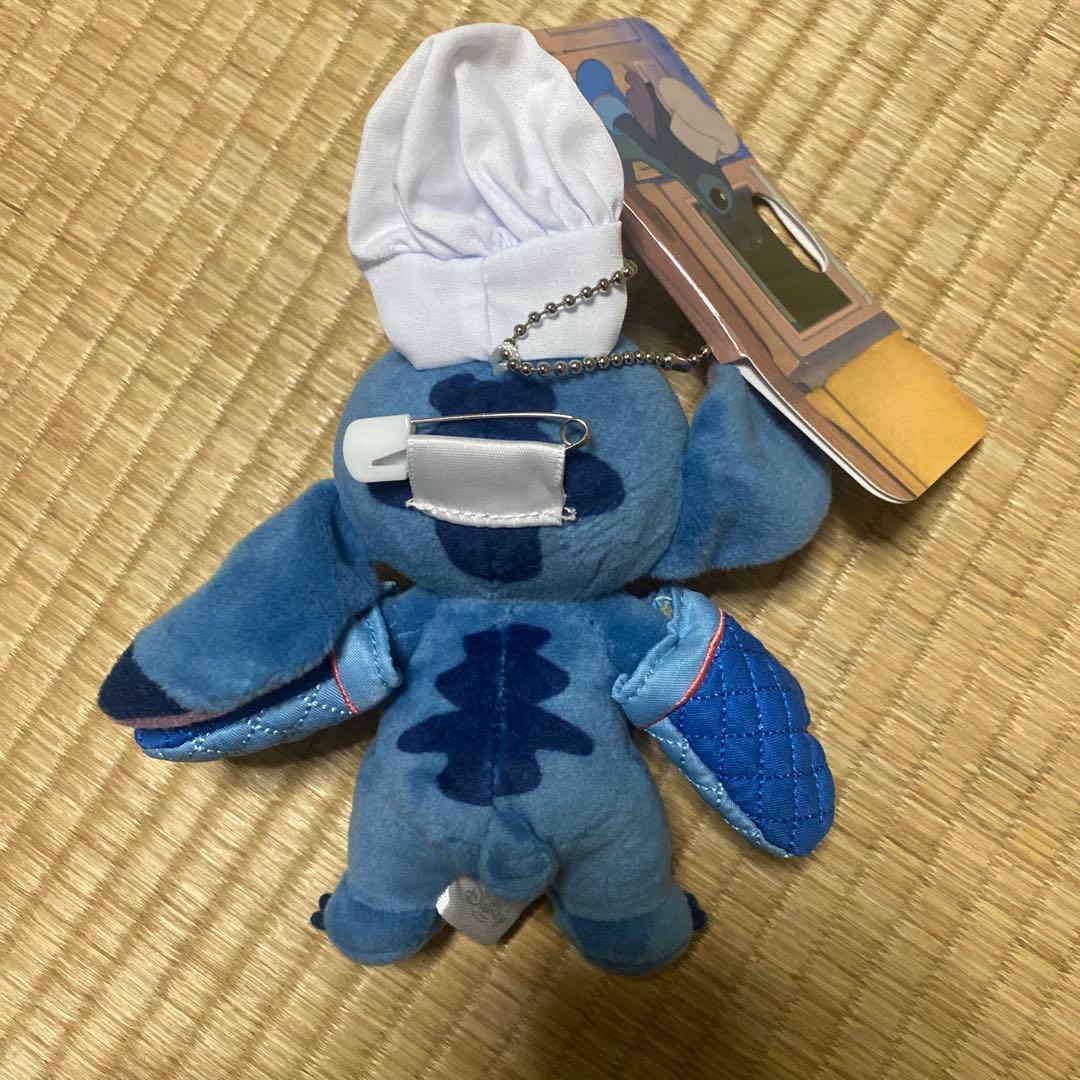 ディズニーストア　スティッチ　プラッシュキーチェーン　コック