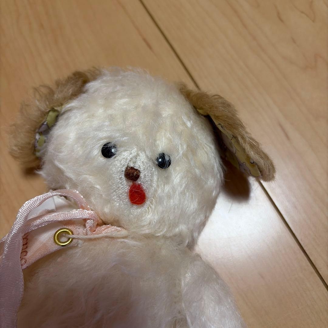 犬の形 クリーム色 ぬいぐるみ marucoro