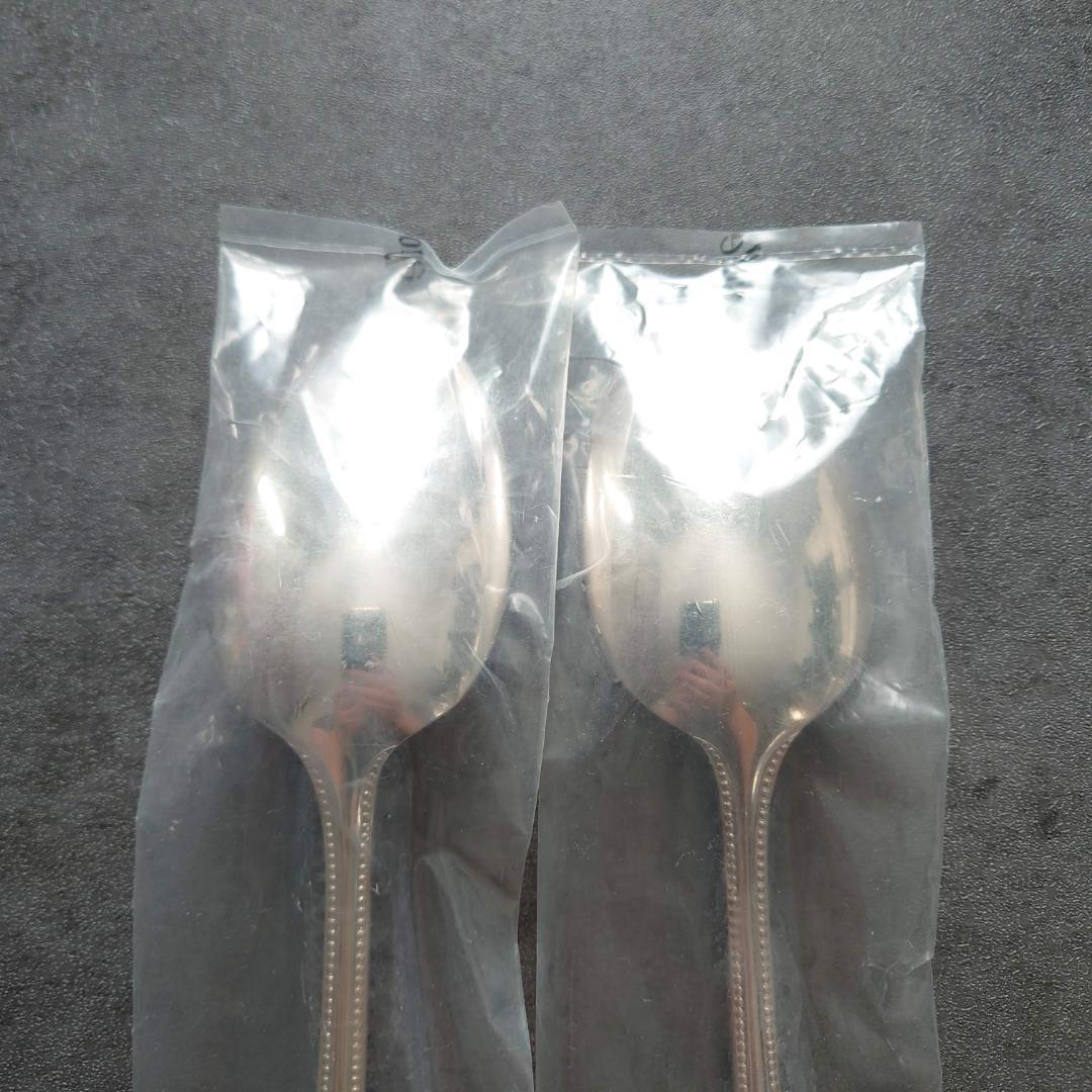 クリストフル パール 未開封 スタンダードスプーン 2点