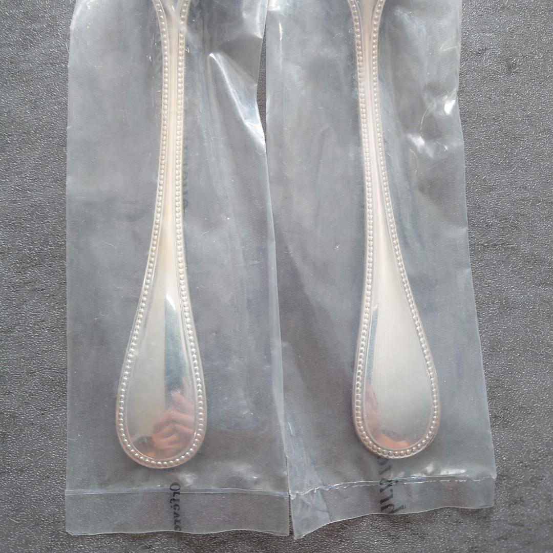 クリストフル パール 未開封 スタンダードスプーン 2点