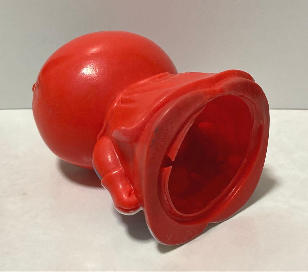 サラダ十勇士 トマトマン マスコットバンク 当時物 貯金箱