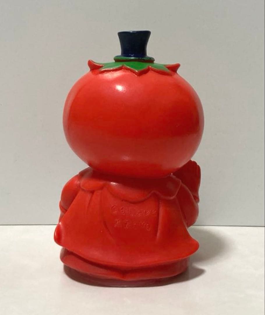 サラダ十勇士 トマトマン マスコットバンク 当時物 貯金箱