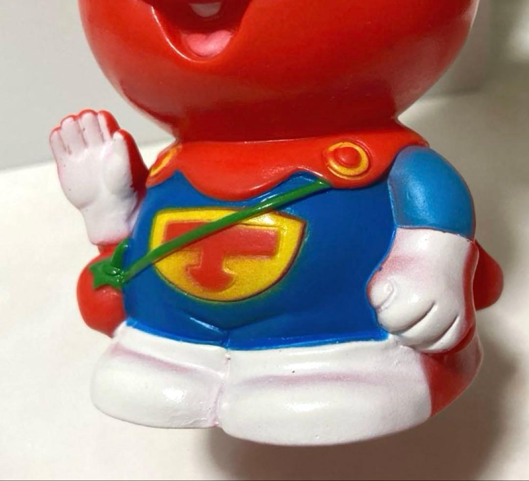 サラダ十勇士 トマトマン マスコットバンク 当時物 貯金箱