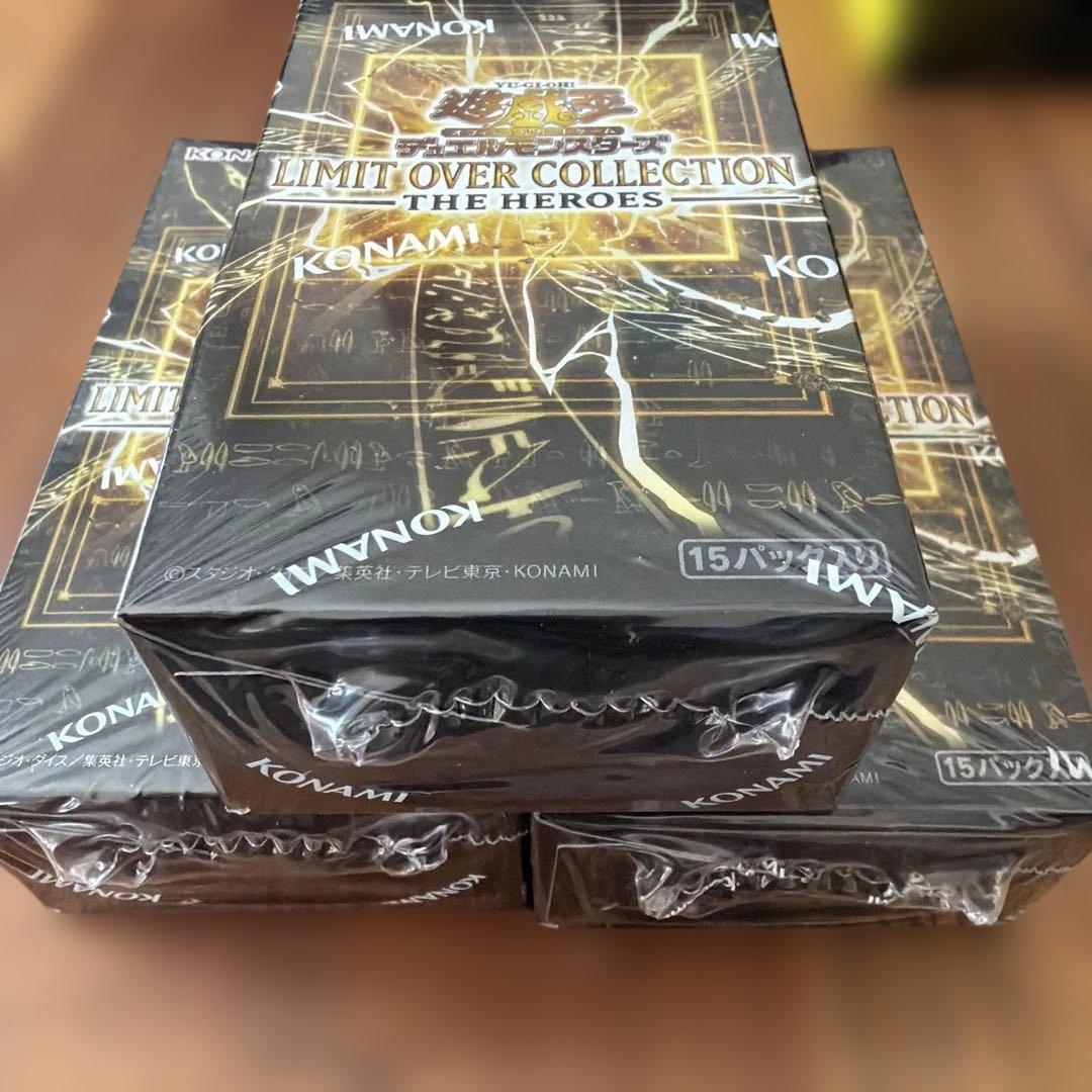 遊戯王 LIMIT OVER COLLECTION -THE HEROES 3箱