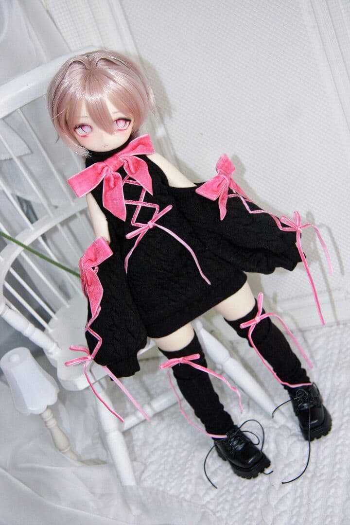 H76 BJD 1/4 ドール 衣装 日常 衣装のみ 2点セット　ハンドメイ