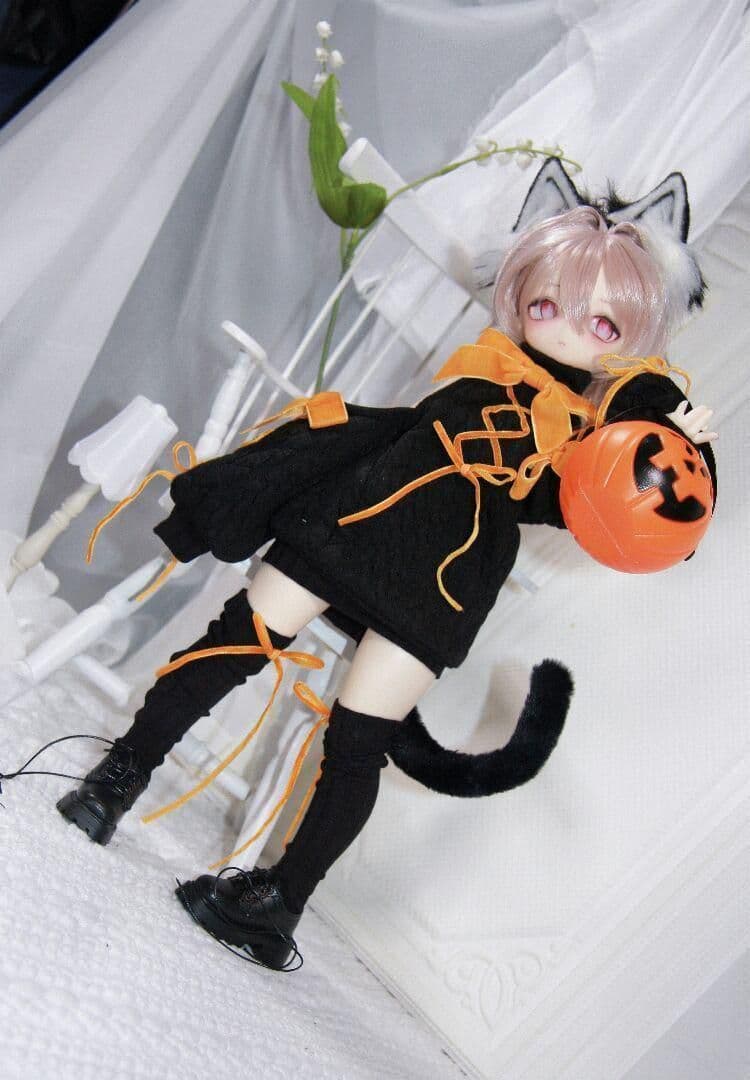 H76 BJD 1/4 ドール 衣装 日常 衣装のみ 2点セット　ハンドメイ