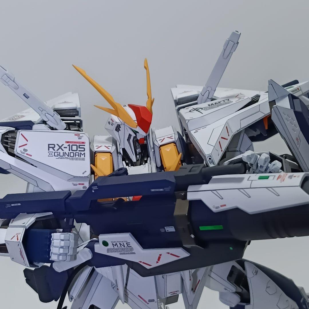 クスィーガンダム　ハイパー・メガ・バズーカ・ランチャー　Ξガンダム　塗装　完成品