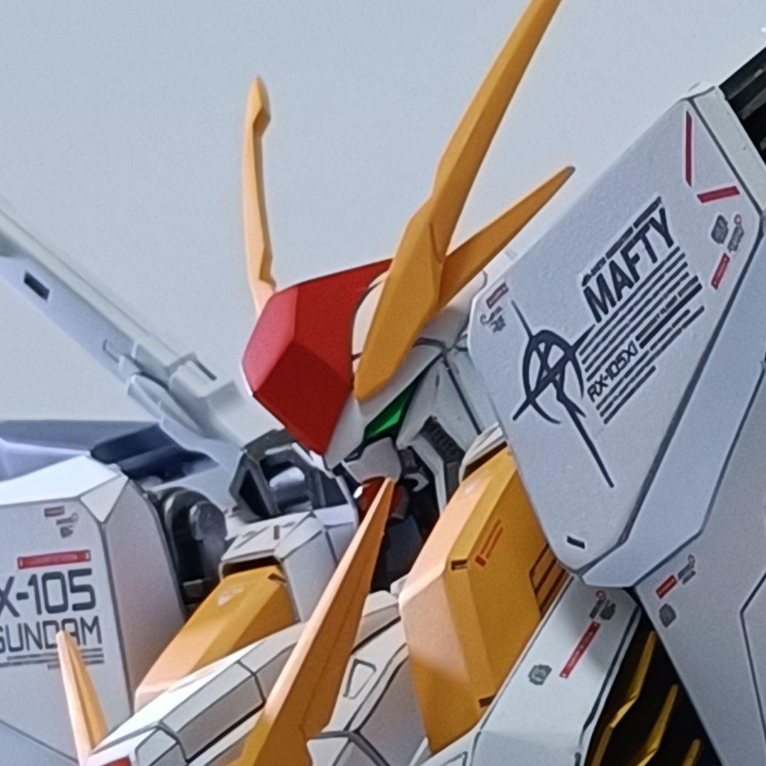 クスィーガンダム　ハイパー・メガ・バズーカ・ランチャー　Ξガンダム　塗装　完成品